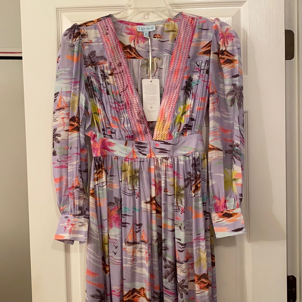TAJ by Sabrina Crippa Colorful Maxi Dress NO TAG